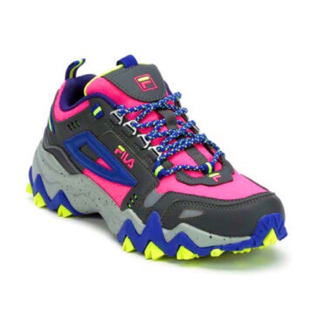 Fila Women's Sneakers - Pink and Gray